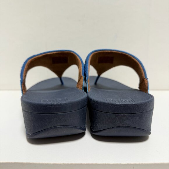 *RARE* FitFlop Lulu Sequin Wedge Sandal - Picture 2 of 9
